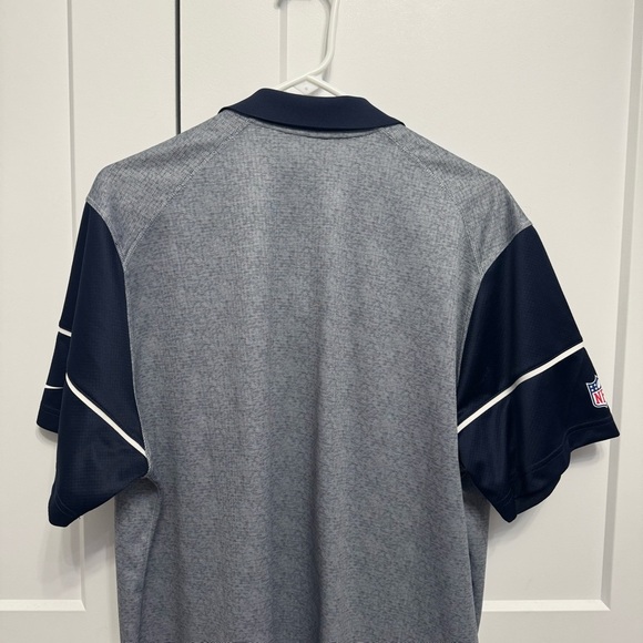 Chicago Bears NFL Nike ONFIELD Dri-Fit Men's Polo Navy Blue Size XL Football - Picture 8 of 9